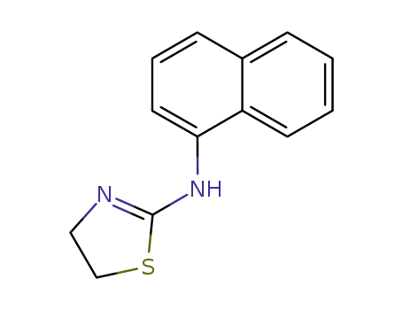 Molecular Structure of 35160-17-9 (N-(naphthalen-1-yl)-4,5-dihydro-1,3-thiazol-2-amine)