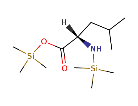 Molecular Structure of 7364-46-7 (N-Trimethylsilyl-L-leucine trimethylsilyl ester)