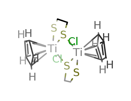 bis((cyclopentadienyl)(1,2-ethanedithiolate)titanium(IV) chloride)