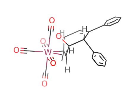 pentacarbonyl(6,7-η2-{3-endo-4-diphenyl-7-methyl-8-oxa-bicyclo{3.2.1}octa-2,6-diene})tungsten