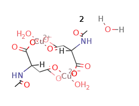 (Cu(OOCCH(NHCOCH3)CH2COO)(H2O))2*2H2O