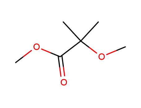 Molecular Structure of 17860-39-8 (Propanoic acid, 2-methoxy-2-methyl-, methyl ester)