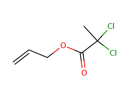 Molecular Structure of 100114-38-3 (Propanoic acid, 2,2-dichloro-, 2-propenyl ester)