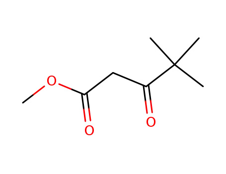 Molecular Structure of 55107-14-7 (Pentanoic acid,4,4-dimethyl-3-oxo-, methyl ester)