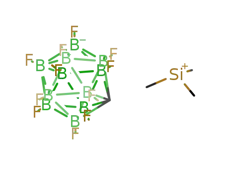 (CH3)3Si(1+)*HCB11F11(1-)=((CH3)3Si)(HCB11F11)