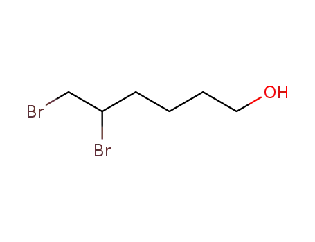 Molecular Structure of 18343-91-4 (1-Hexanol, 5,6-dibromo-)