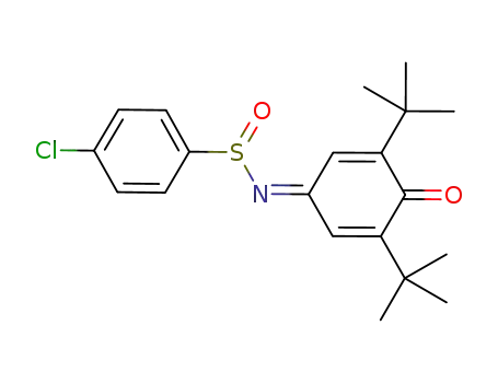 N-[(4-chlorophenyl)sulfinyl]-2,6-di-tert-butyl-1,4-benzoquinone imine