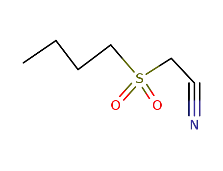 Molecular Structure of 98548-92-6 (Acetonitrile, (butylsulfonyl)-)