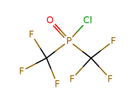 Molecular Structure of 646-71-9 (bis(trifluoromethyl)phosphinic chloride)