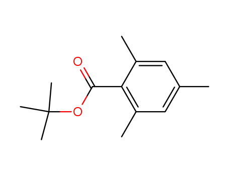 Molecular Structure of 1795-80-8 (Benzoic acid, 2,4,6-trimethyl-, 1,1-dimethylethyl ester)
