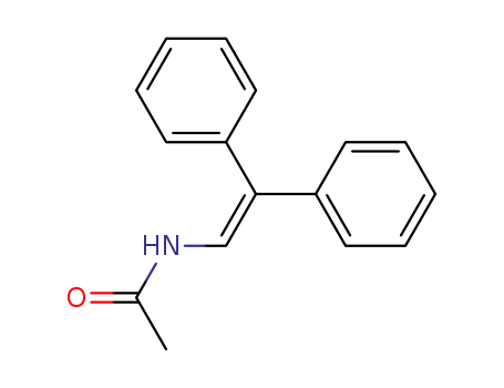 Molecular Structure of 1722-89-0 (Acetamide, N-(2,2-diphenylethenyl)-)