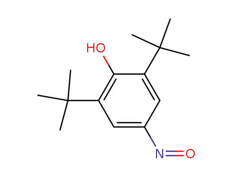 Molecular Structure of 955-03-3 (2,6-DI(TERT-BUTYL)-4-NITROSOPHENOL)
