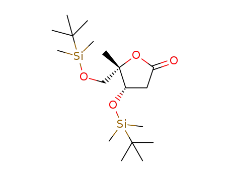 (4S,5S)-4-(tert-butyldimethylsiloxy)-5-[(tert-butyldimethylsiloxy)methyl]-5-methyldihydrofuran-2(3H)-one