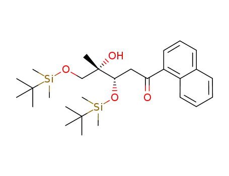 (3S,4S)-3,5-bis(tert-butyldimethylsiloxy)-4-hydroxy-4-methyl-1-(1-naphthyl)pentan-1-one
