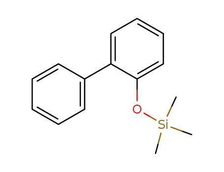 Molecular Structure of 1022-21-5 (Silane, ([1,1'-biphenyl]-2-yloxy)trimethyl-)