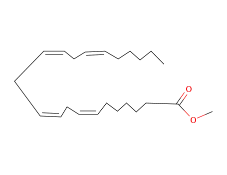 Molecular Structure of 13487-42-8 (CIS-7,10,13,16,19-DOCOSA-TETRAENOIC ACID METHYL ESTER)