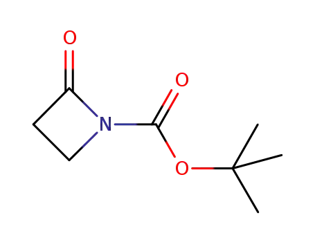 Molecular Structure of 1140510-99-1 (TERT-BUTYL 2-OXOAZETIDINE-1-CARBOXYLATE)
