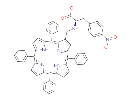 3-(4-nitrophenyl)-2-[(5,10,15,20-tetraphenylporphyrin-2-ylmethyl)amino]propionic acid