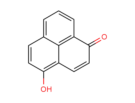 Molecular Structure of 39981-72-1 (1H-Phenalen-1-one, 4-hydroxy-)