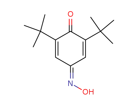 Molecular Structure of 15052-28-5 (2,6-DI-TERT-BUTYL-P-BENZOQUINONE-4-OXIME)
