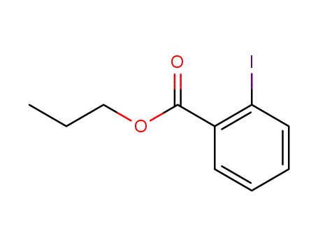 Molecular Structure of 65382-93-6 (Benzoic acid, 2-iodo-, propyl ester)