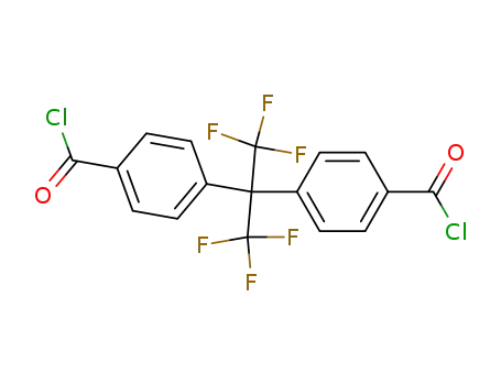 Molecular Structure of 1102-92-7 (Benzoyl chloride, 4,4'-[2,2,2-trifluoro-1-(trifluoromethyl)ethylidene]bis-)