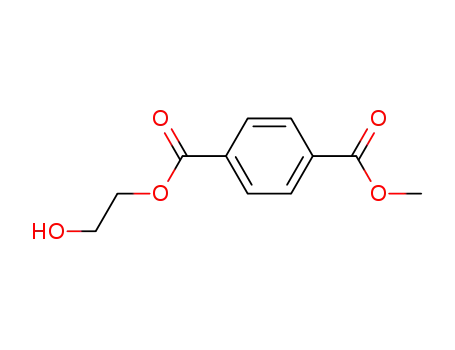 Molecular Structure of 3645-00-9 (TEREPHTHALIC ACID 2-HYDROXYETHYL METHYL ESTER)