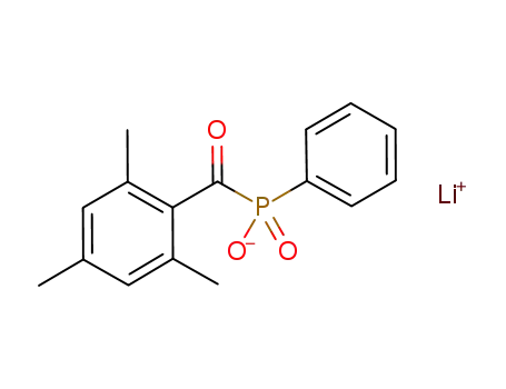 Molecular Structure of 85073-19-4 (lithium phenyl-2,4,6-trimethylbenzoylphosphinate)