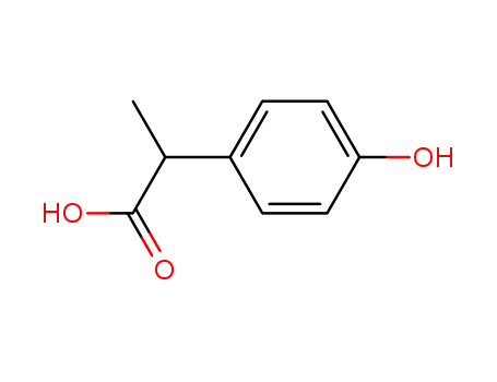 Molecular Structure of 938-96-5 (2-(4-HYDROXYPHENYL)PROPIONIC ACID)