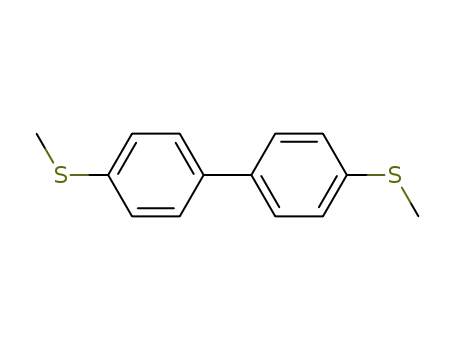 Molecular Structure of 10075-90-8 (1,1'-Biphenyl, 4,4'-bis(methylthio)-)