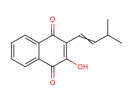 1,4-Naphthoquinone, 2-hydroxy-3- (3-methyl-1-butenyl)- cas  4042-39-1