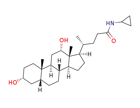 24-cyclopropyl-3α,12α-dihydroxy-5β-cholanamide