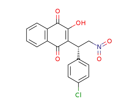 (R)-2-[1-(4-chlorophenyl)-2-nitroethyl]-3-hydroxy-1,4-naphthoquinone