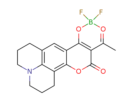 2,2-difluoro-4-methyl-5-oxo-(5H)-(2,3,4,6,7,8-hexahydroquinolyzine)[9,10,1-g,h]chromeno[4,3-d]-1,3,2-(2H)-dioxaborine