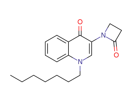 1-heptyl-3-(2-oxoazetidin-1-yl)quinolin-4(1H)-one