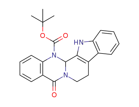 N14-tertiobutoxycarbonyl-7,8,13,13b-tetrahydroindolo-[2',3':3,4]pyrido[2,1-b]quinazolin-5-one