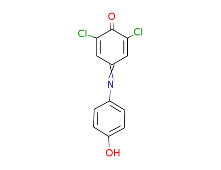 2,5-Cyclohexadien-1-one,2,6-dichloro-4-[(4-hydroxyphenyl)imino]-(956-48-9)