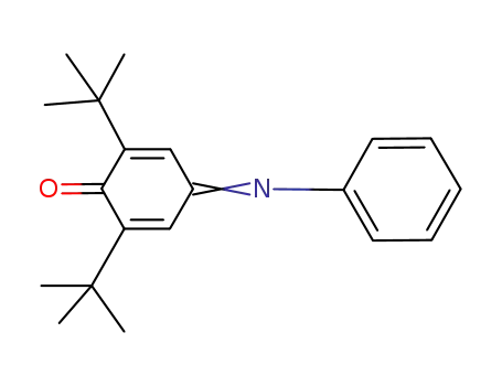 Molecular Structure of 14329-20-5 (2,6-ditert-butyl-4-(phenylimino)-2,5-cyclohexadien-1-one)