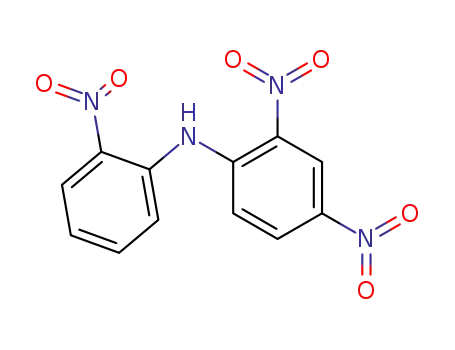 Molecular Structure of 14434-10-7 (2,4-dinitro-N-(2-nitrophenyl)aniline)