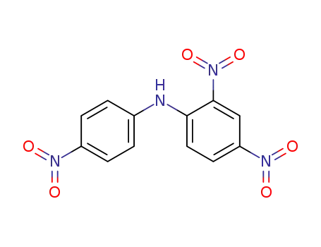 Molecular Structure of 970-76-3 (2,4-dinitro-N-(4-nitrophenyl)aniline)