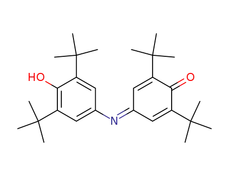 Molecular Structure of 4610-03-1 (2,5-Cyclohexadien-1-one,
4-[[3,5-bis(1,1-dimethylethyl)-4-hydroxyphenyl]imino]-2,6-bis(1,1-dimeth
ylethyl)-)