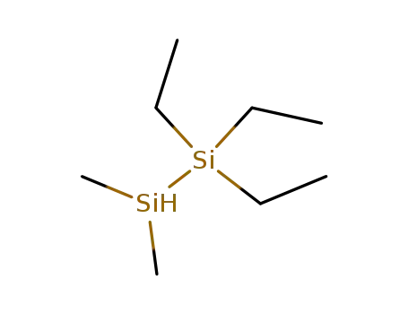 Molecular Structure of 31732-54-4 (Disilane, 1,1,1-triethyl-2,2-dimethyl-)