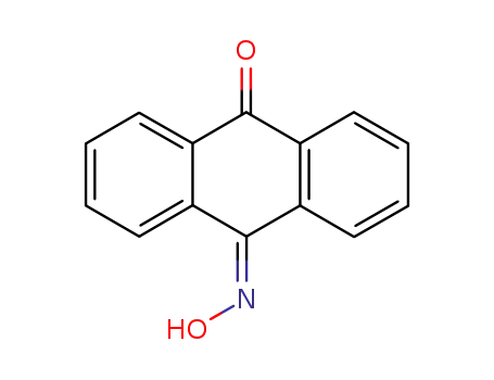 Molecular Structure of 14090-75-6 (10-(Hydroxyimino)-9,10-dihydroanthracene-9-one)
