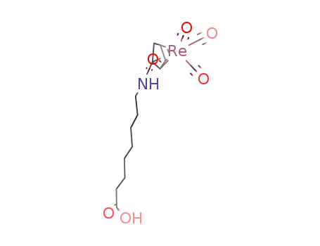 tricarbonyl(8-{[(η5-cyclopentadienyl)carbonyl]amino}octanoic acid)rhenium
