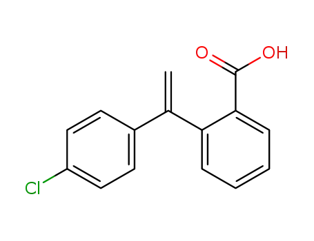 2-(1-(4-chlororophenyl)vinyl)benzoic acid