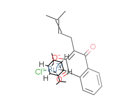 chlorido[(3-(3-methylbut-2-enyl)-2-oxo-κO)-[1,4]-naphthoquinonato-κO](η6-p-cymene)ruthenium(II)