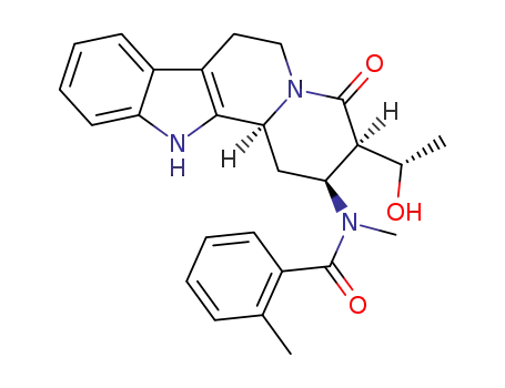 N-(3-(1-hydroxyethyl)-4-oxo-1,2,3,4,6,7,12,12b-octahydroindolo[2,3-a]quinolizin-2-yl)-N-2-dimethylbenzamide