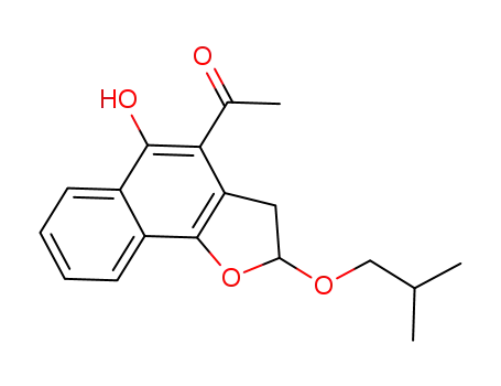 1-(5-hydroxy-2-isobutoxy-2,3-dihydronaphtho[1,2-b]furan-4-yl)ethanone