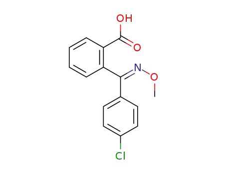 2-((4-chlorophenyl)(methoxyimino)methyl)benzoic acid