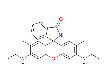 3',6'-bis(ethylamino)-2',7'-dimethyl-2,3-dihydrospiro[isoindole-1,9'-xanthene]-3-one